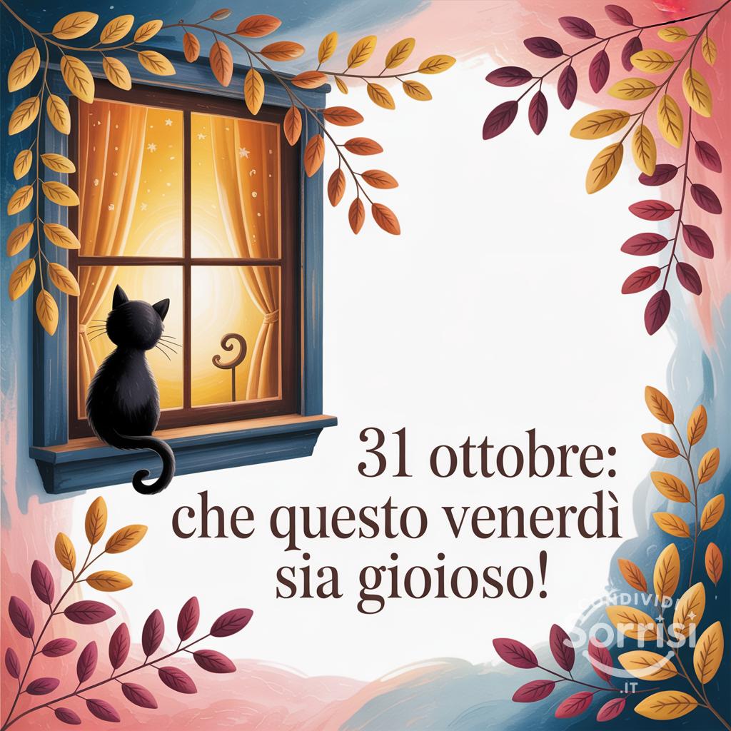 31 ottobre: che questo venerdì sia gioioso!