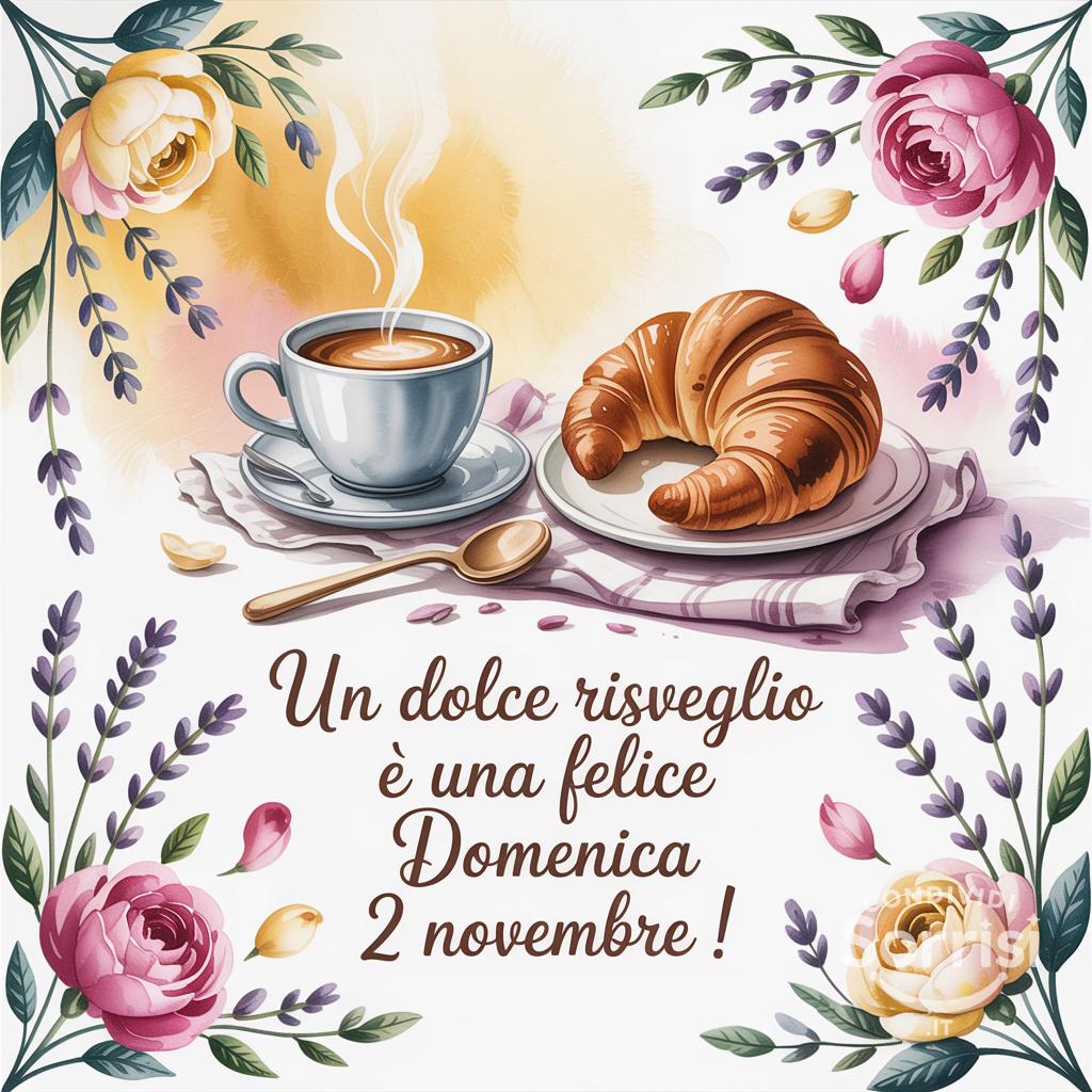 Un dolce risveglio e una felice domenica 2 novembre !