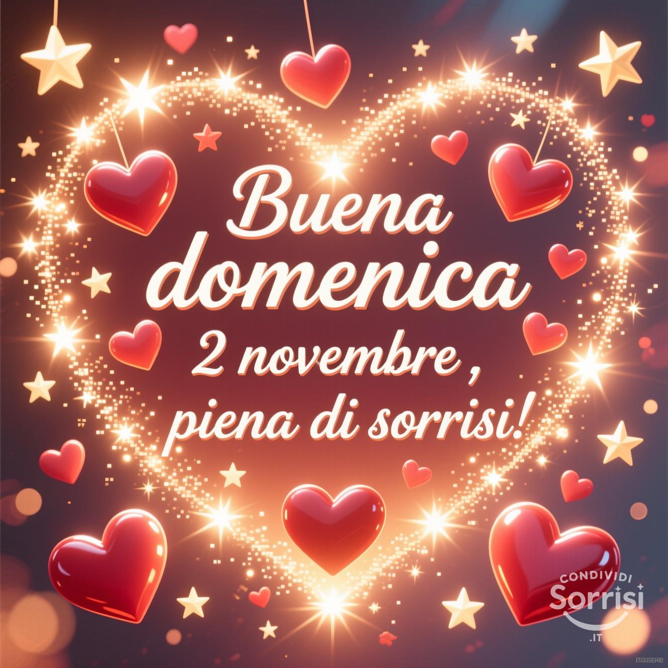 Buona domenica 2 novembre , piena di sorrisi!
