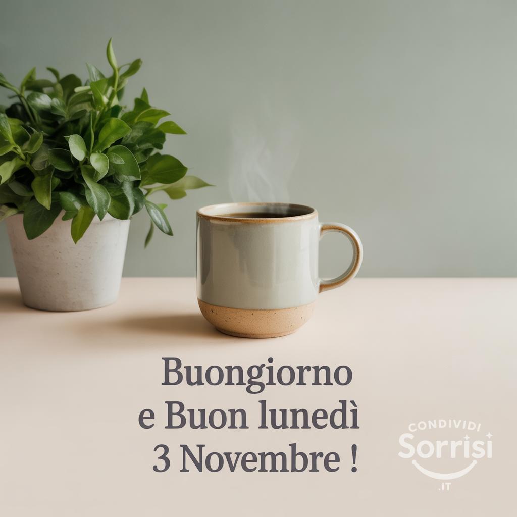Buongiorno e buon lunedì 3 novembre !