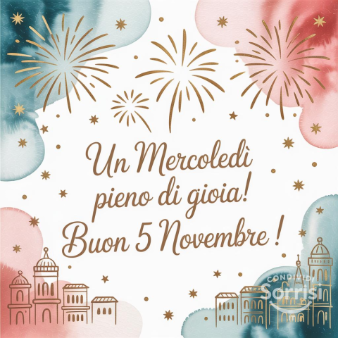 Buongiorno e Buona Mercoledì 5 Novembre 2025: Un Giorno Speciale!