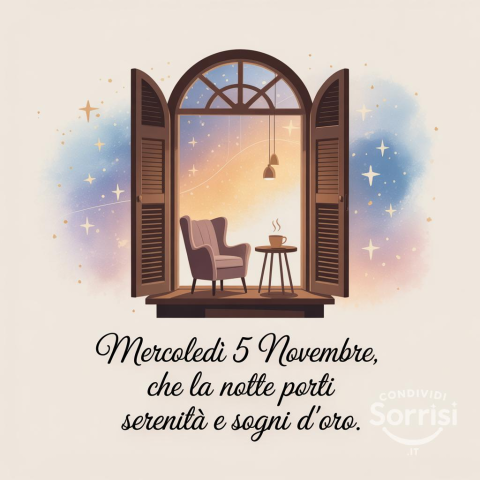 Serena Notte di Mercoledì 5 Novembre 2025!