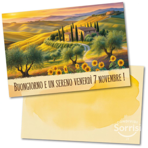 Un Sereno Venerdì 7 Novembre 2025: Un Nuovo Inizio