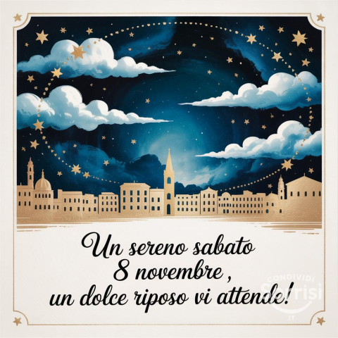 Serena Notte di Sabato 8 Novembre 2025!