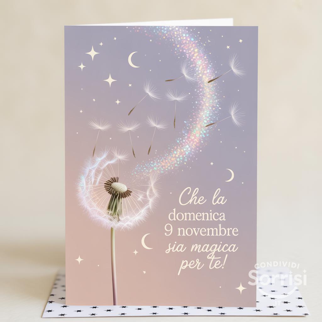 Che la domenica 9 novembre  sia magica per te!
