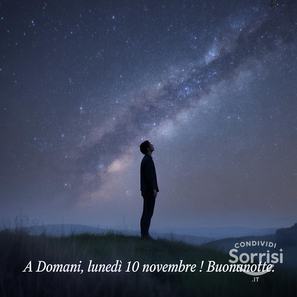 A domani, lunedì 10 novembre ! Buonanotte.
