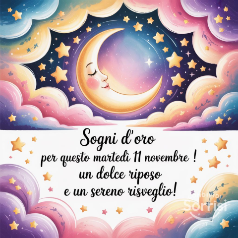 Serena Notte di Martedì 11 Novembre 2025: Sogni d'Oro!