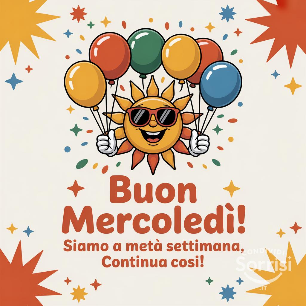 Buon mercoledì! Siamo a metà settimana, continua così!