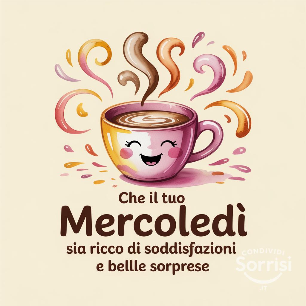 Che il tuo mercoledì sia ricco di soddisfazioni e belle sorprese