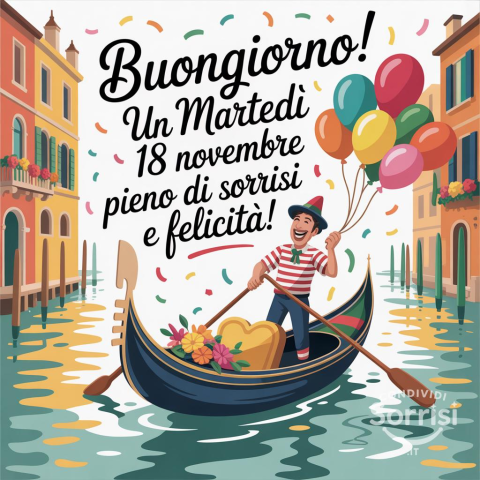 Un felice martedì 18 novembre 2025!