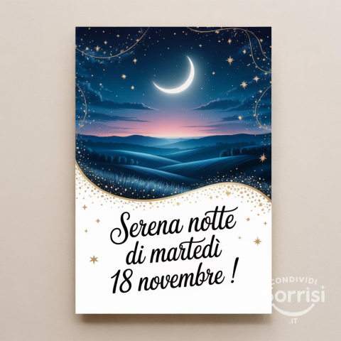 Serena Notte di Martedì 18 Novembre 2025!