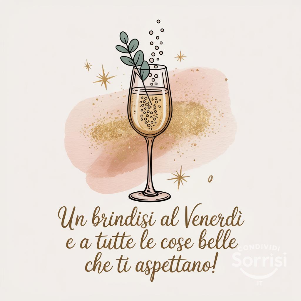 Un brindisi al venerdì e a tutte le cose belle che ti aspettano!
