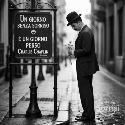 Un Giorno Senza Sorriso è un Giorno Perso di Charlie Chaplin