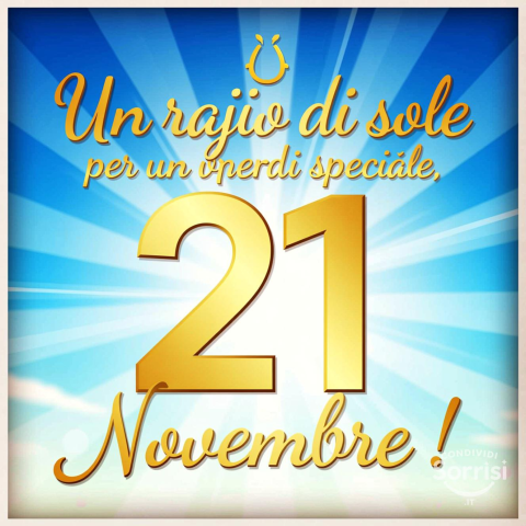 Buongiorno e Buona Venerdì 21 Novembre 2025!