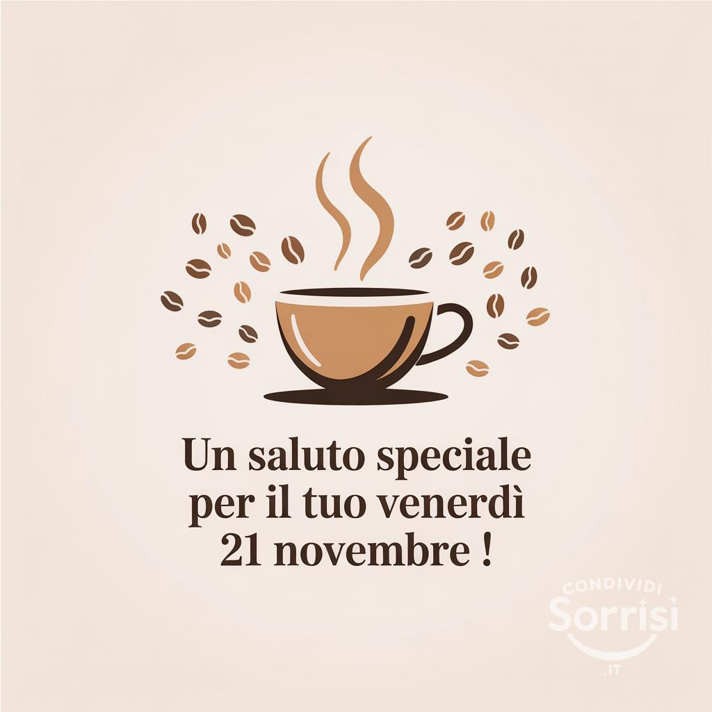 Un saluto speciale per il tuo venerdì 21 novembre !