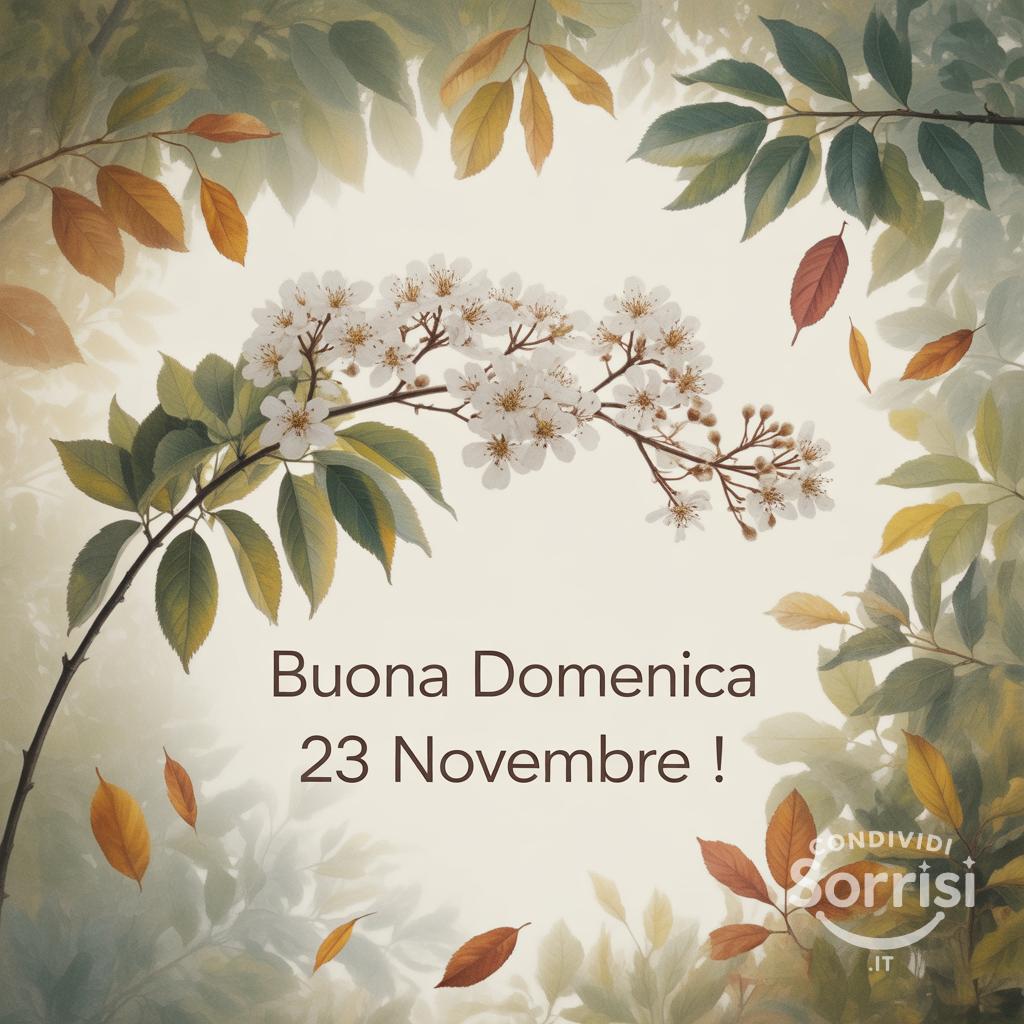 Buona domenica 23 novembre !