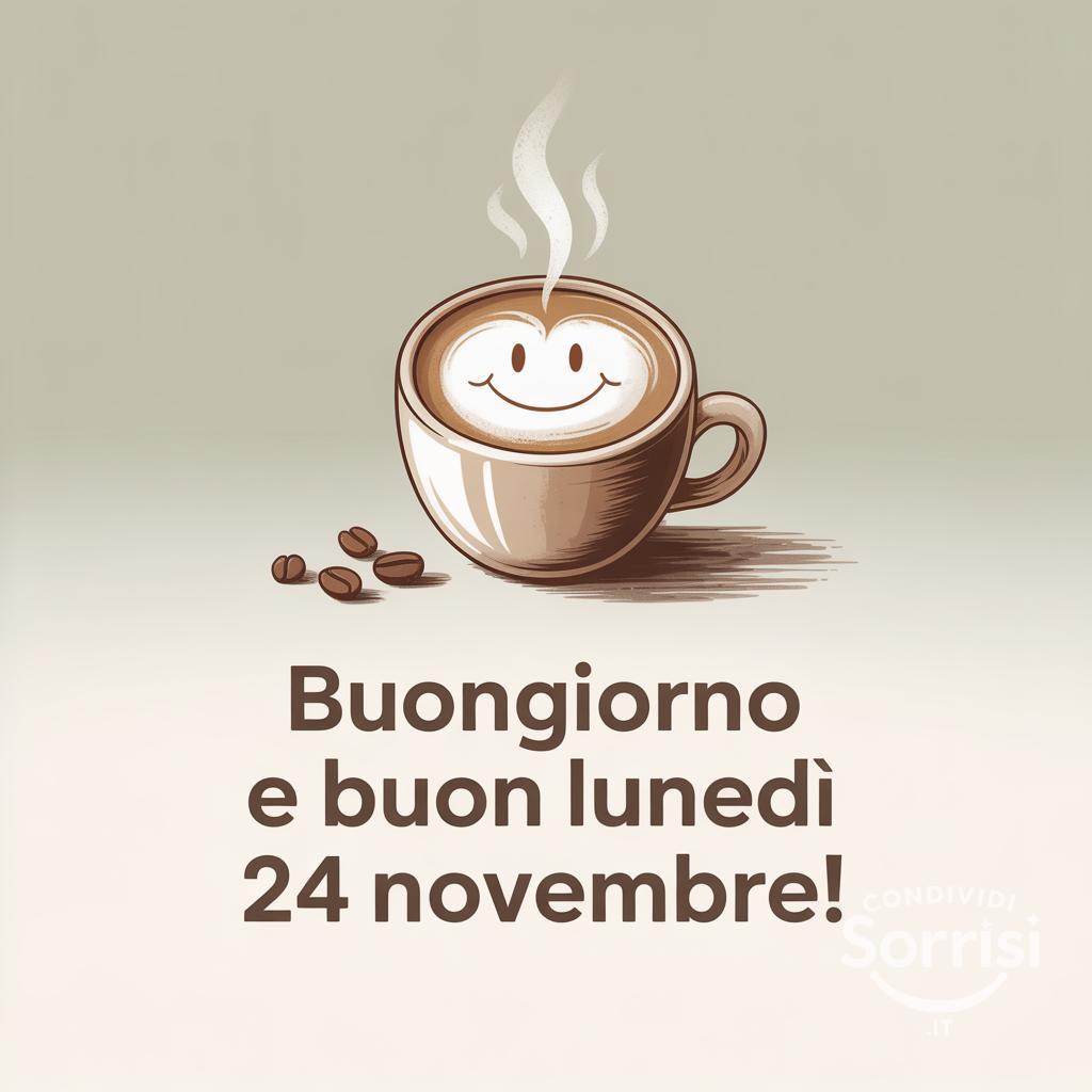 Buongiorno e buon lunedì 24 novembre!