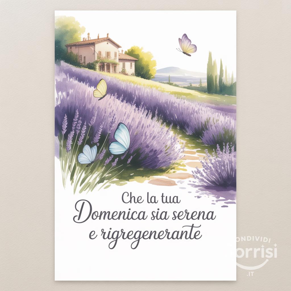 Che la tua domenica sia serena e rigenerante