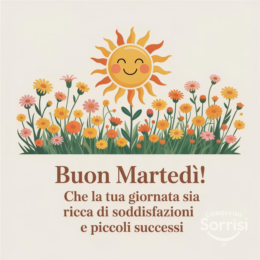 Buon martedì! Che la tua giornata sia ricca di soddisfazioni e piccoli successi