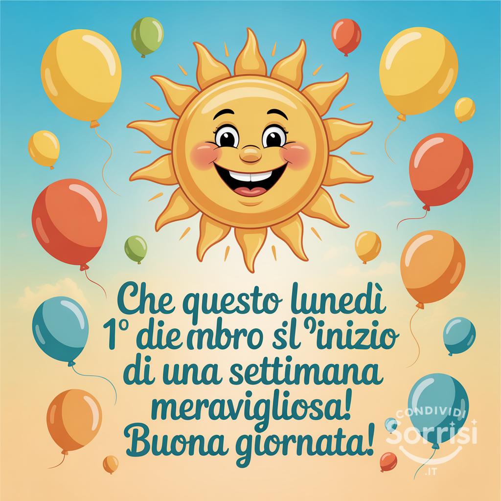 Che questo lunedì 1° dicembre  sia l'inizio di una settimana meravigliosa! Buona giornata!