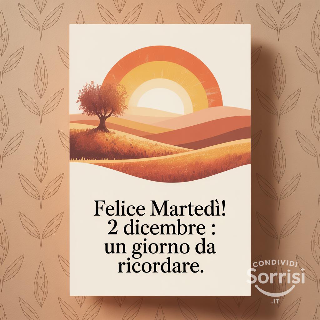 Felice martedì! 2 Dicembre : un giorno da ricordare.