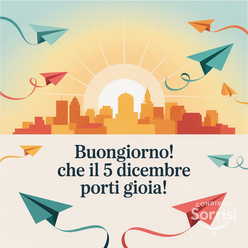 Buongiorno! Che il 5 dicembre porti gioia!