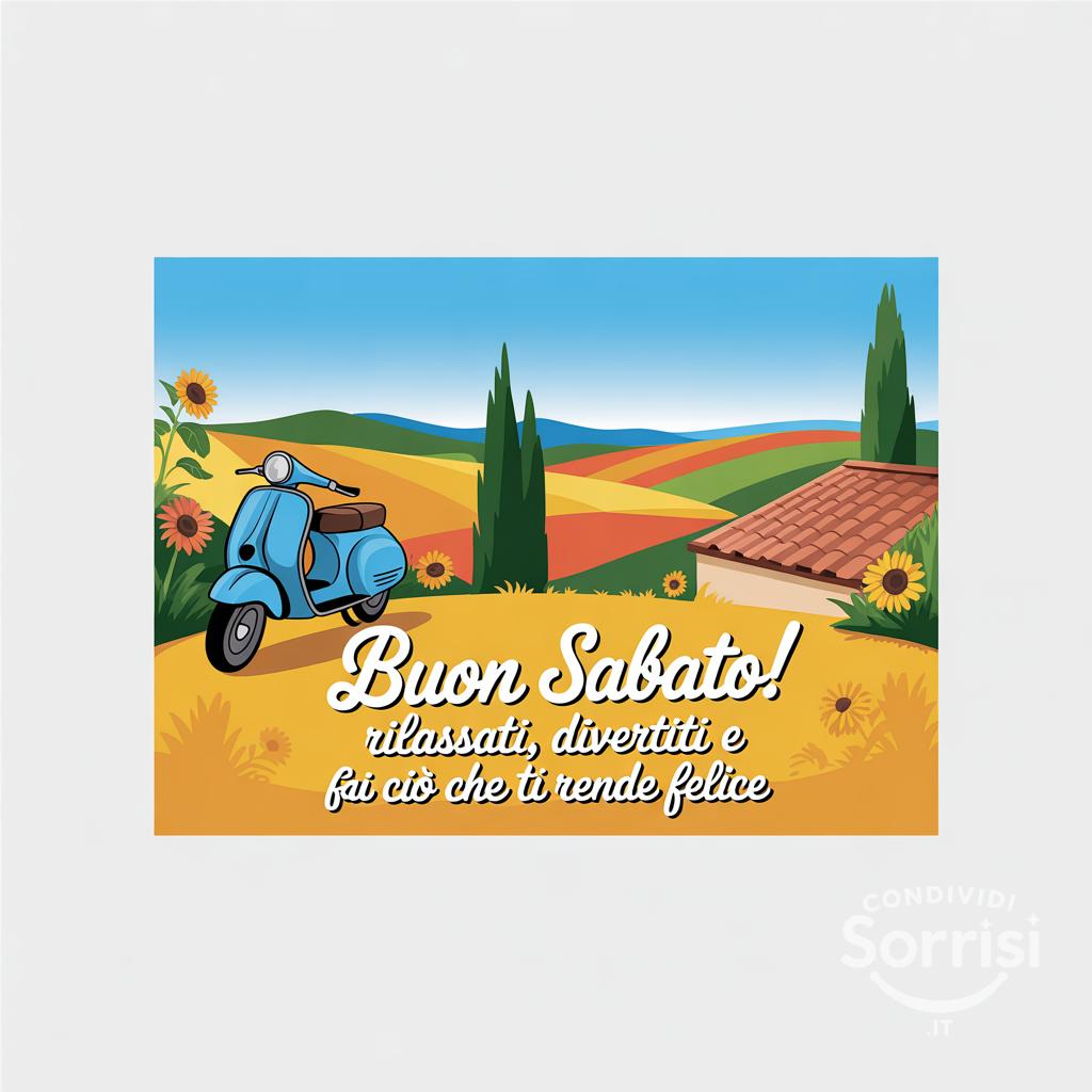 Buon sabato! Rilassati, divertiti e fai ciò che ti rende felice