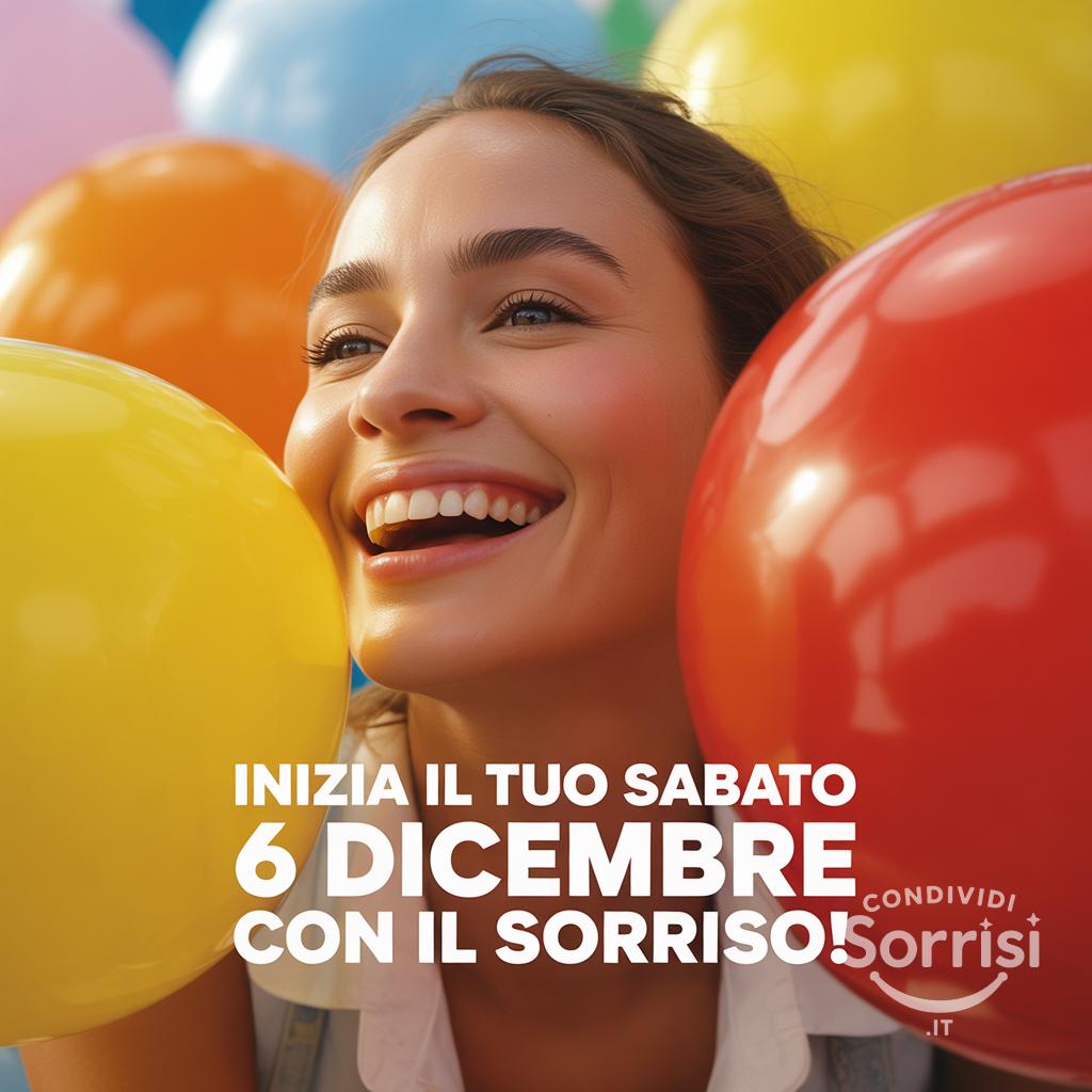 Inizia il tuo sabato 6 dicembre con il sorriso!