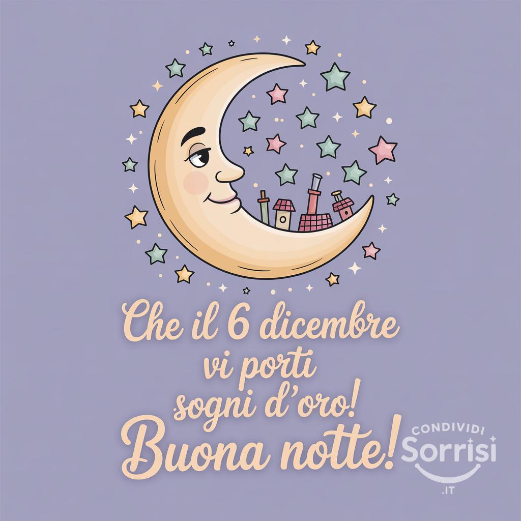 Che il 6 dicembre  vi porti sogni d'oro! Buona notte!