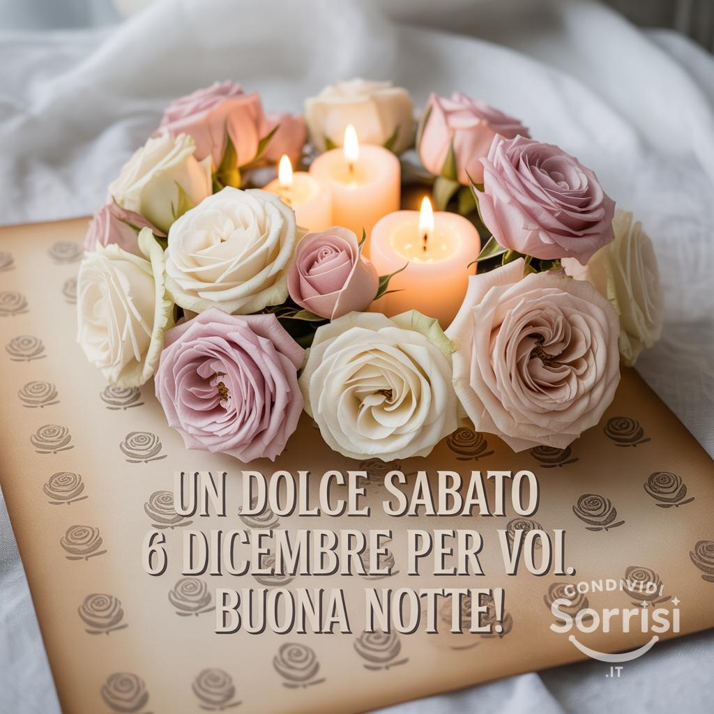 Un dolce sabato 6 dicembre  per voi. Buona notte!