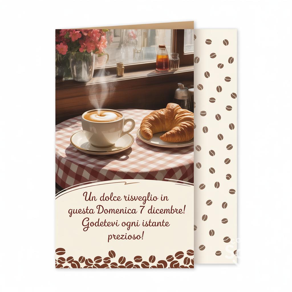 Un dolce risveglio in questa domenica 7 dicembre !  Godetevi ogni istante prezioso!