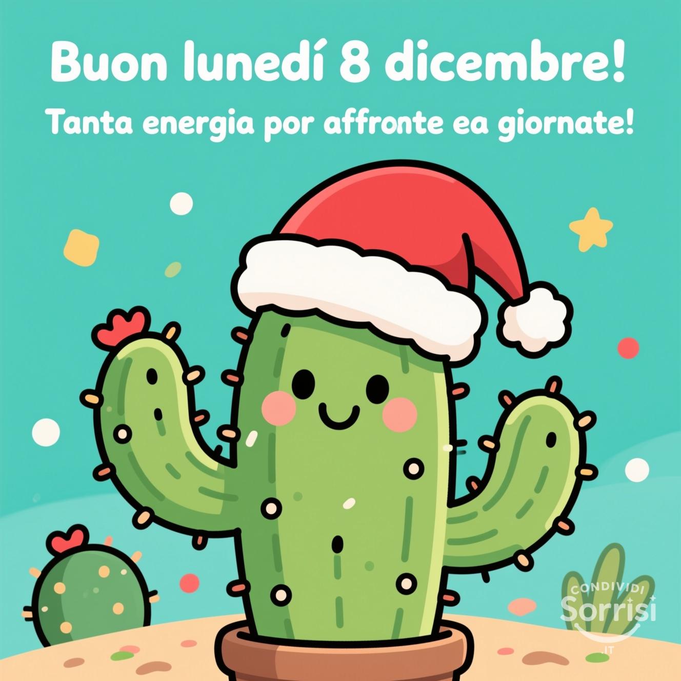 Buon lunedì 8 dicembre! Tanta energia per affrontare la giornata.