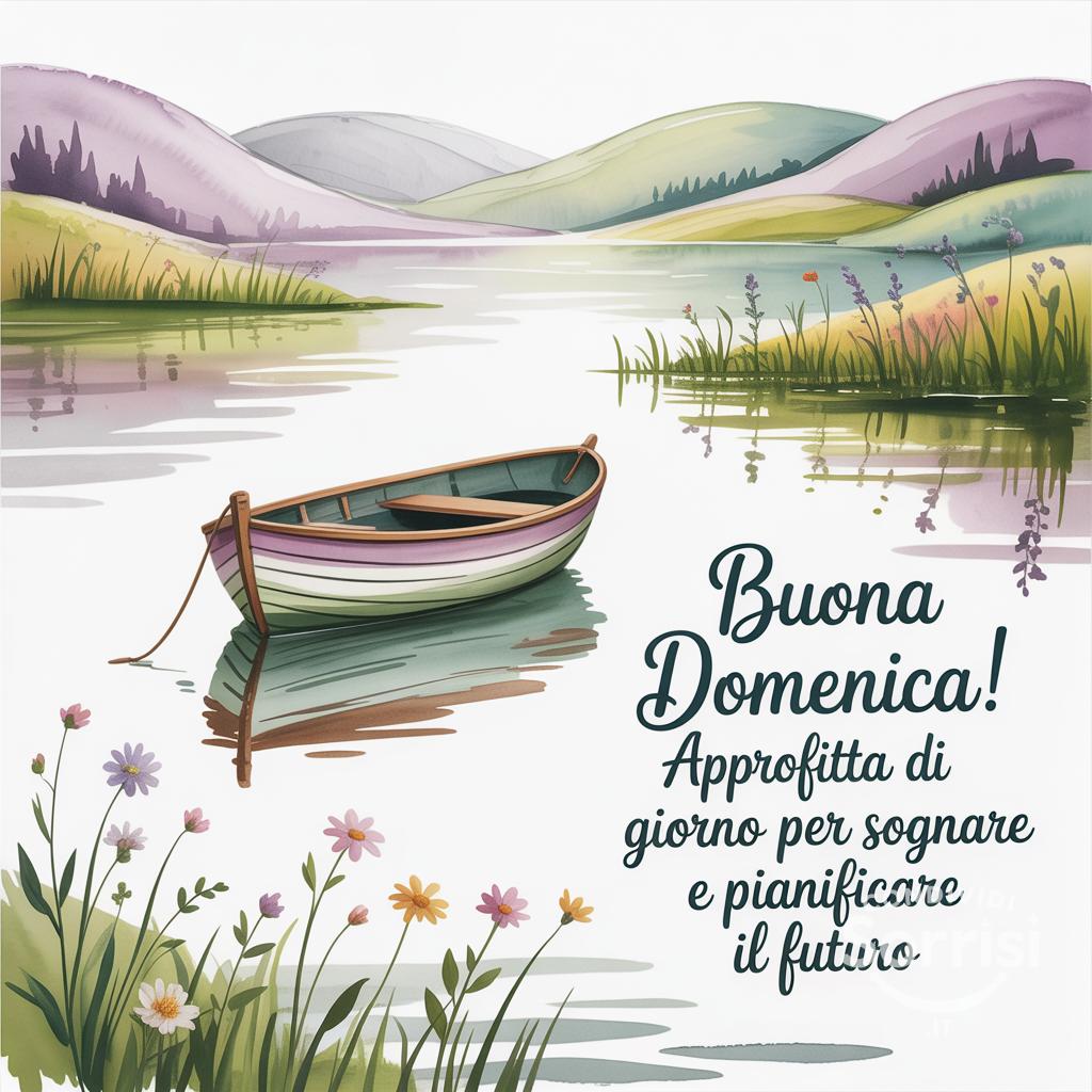 Buona domenica! Approfitta di questo giorno per sognare e pianificare il futuro