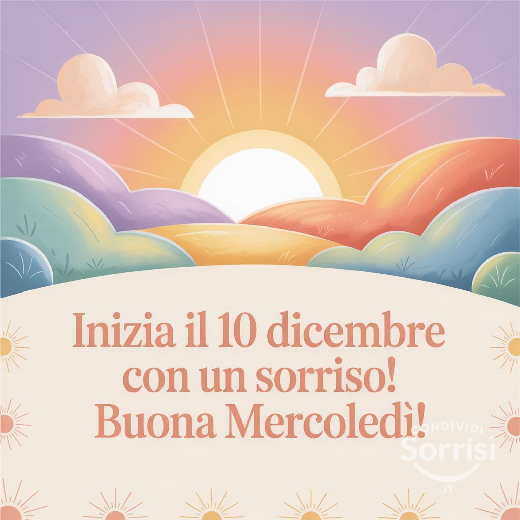 Inizia il 10 dicembre con un sorriso! Buona mercoledì!