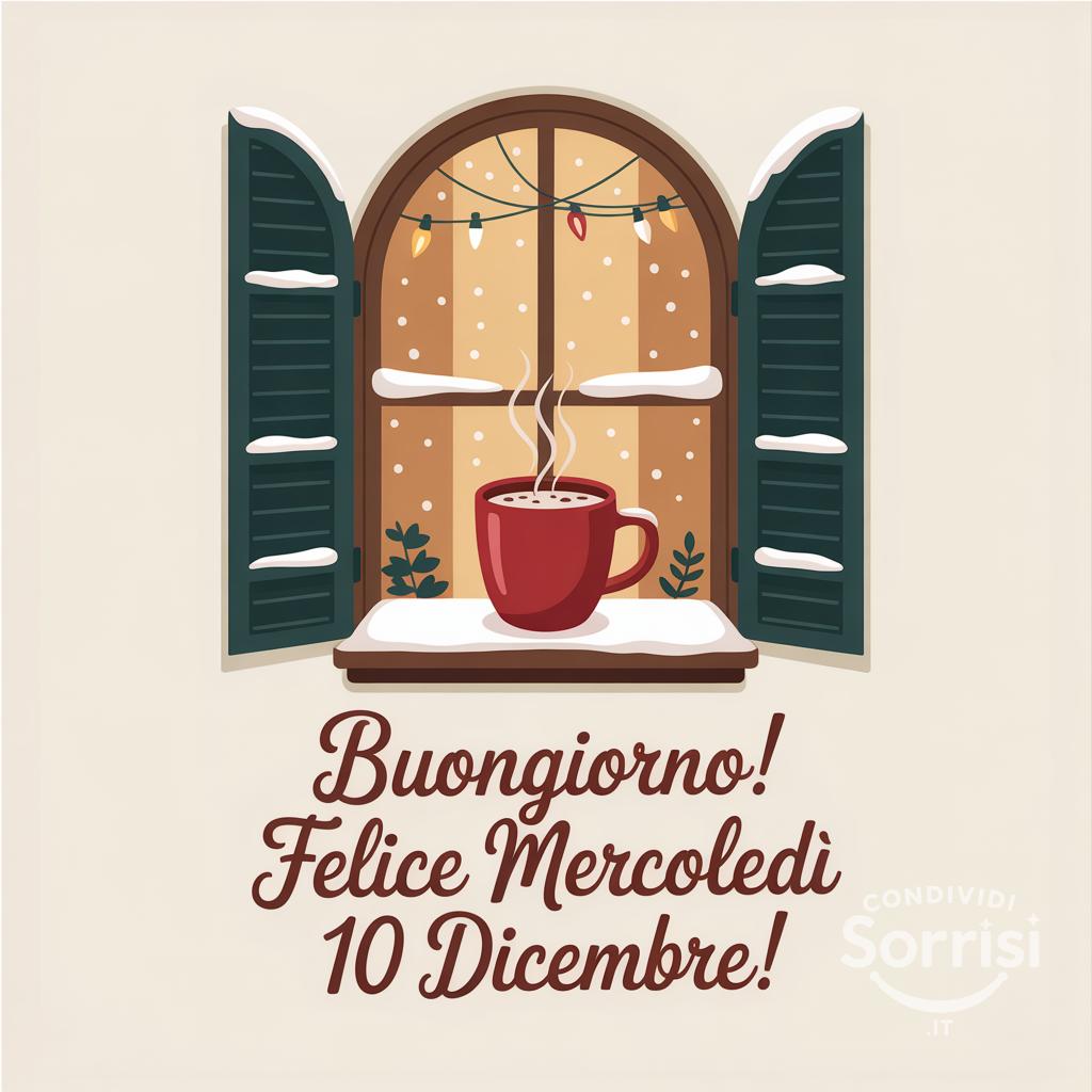 Buongiorno! Felice mercoledì 10 dicembre!