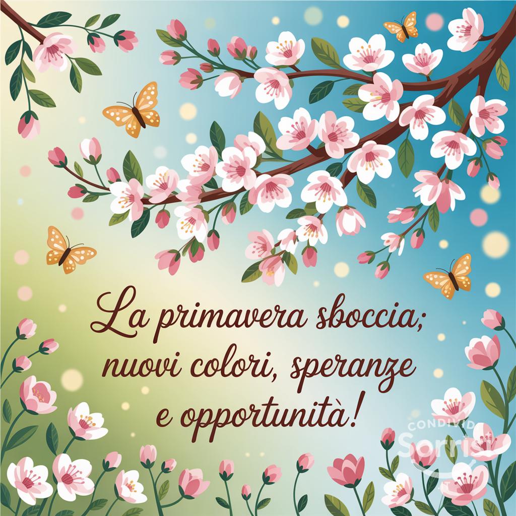 La primavera sboccia: nuovi colori, speranze e opportunità!
