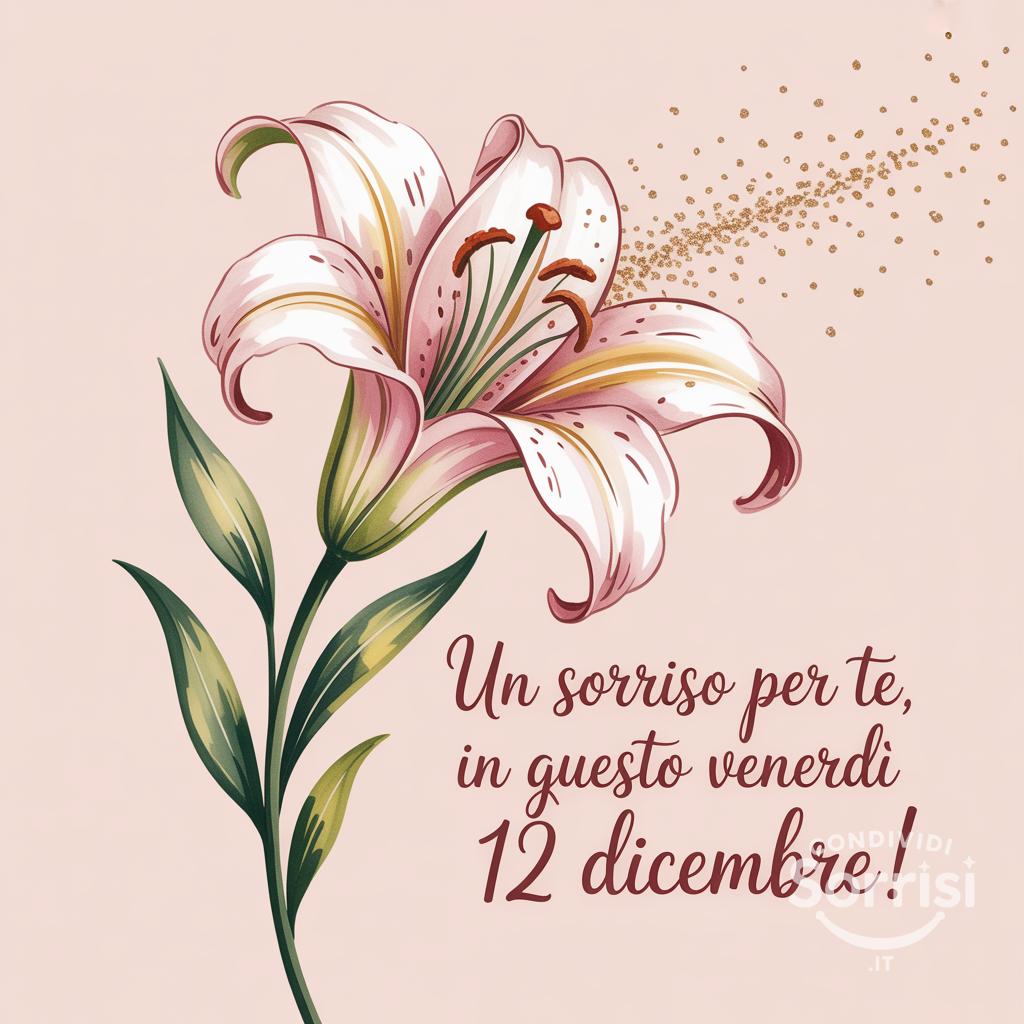 Un sorriso per te, in questo venerdì 12 dicembre!