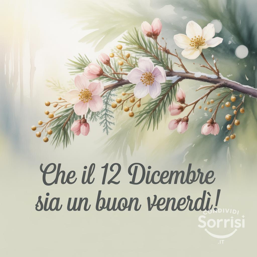 Che il 12 dicembre sia un buon venerdì!