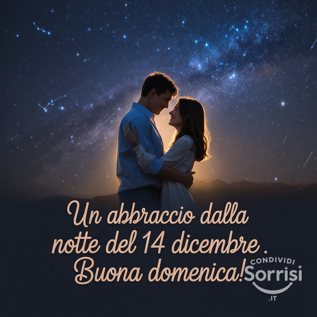 Un abbraccio dalla notte del 14 dicembre . Buona domenica!