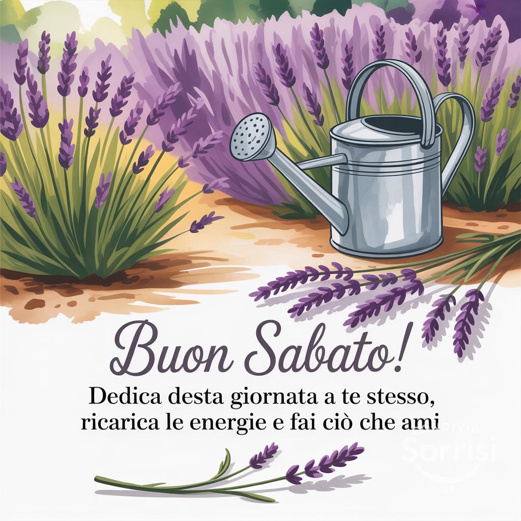 Buon sabato! Dedica questa giornata a te stesso, ricarica le energie e fai ciò che ami