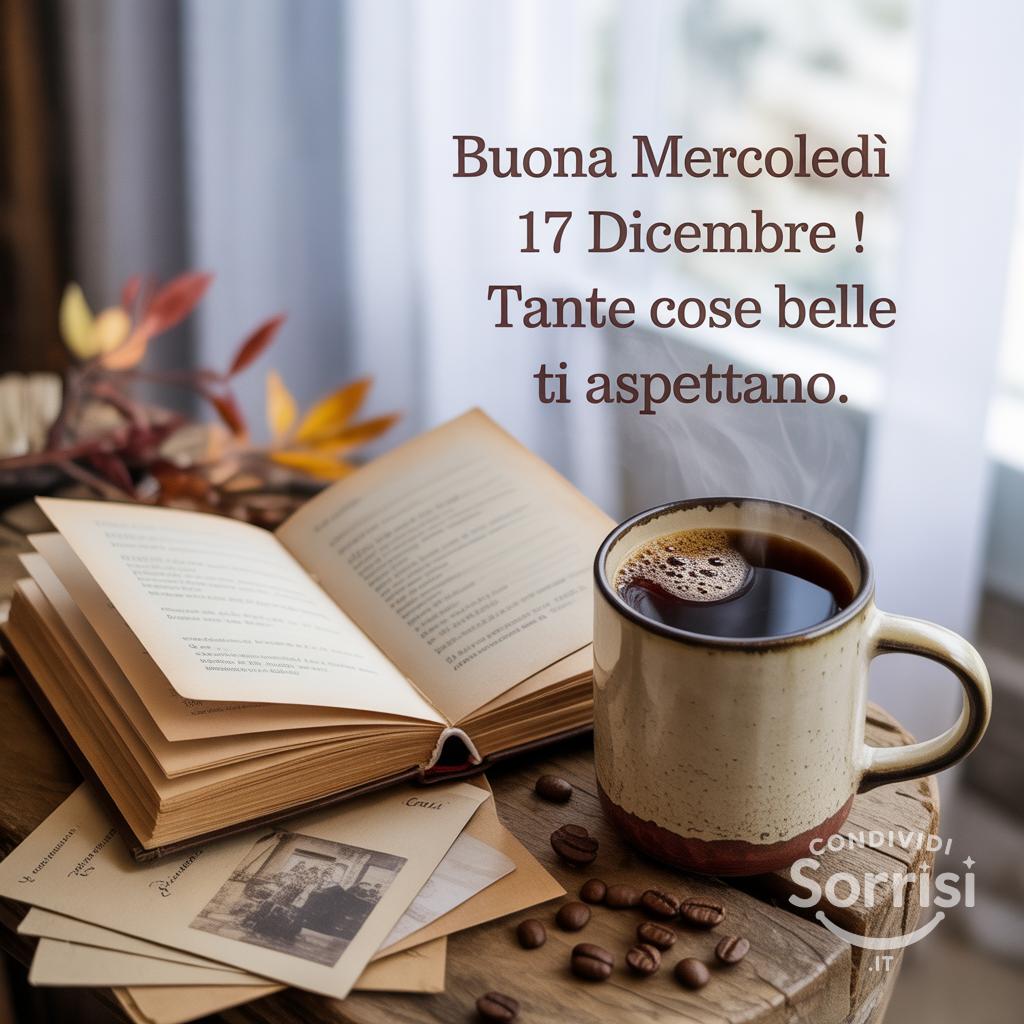 Buona mercoledì 17 dicembre ! Tante cose belle ti aspettano.