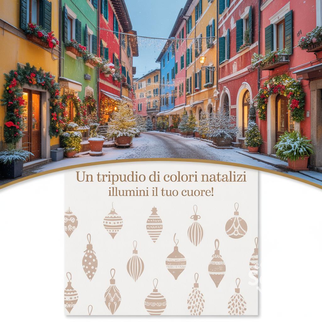 Un tripudio di colori natalizi illumini il tuo cuore!