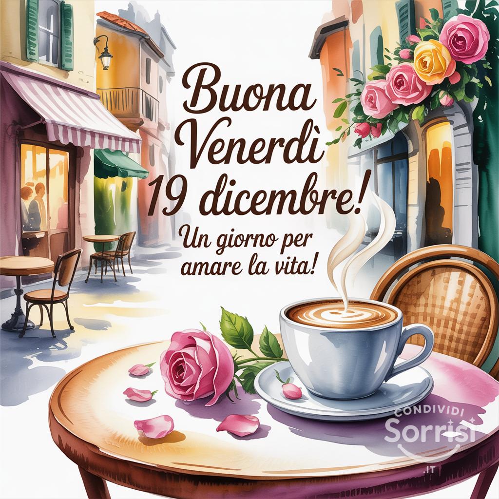 Buona venerdì 19 dicembre! Un giorno per amare la vita!