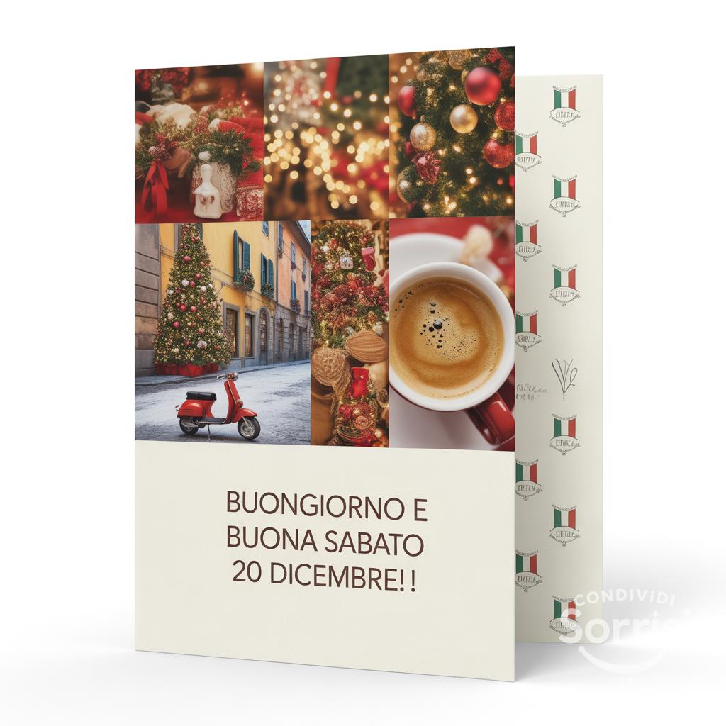 Buongiorno e buona sabato 20 dicembre!