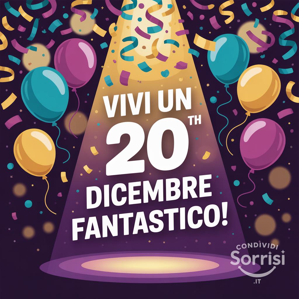 Vivi un 20 dicembre fantastico!