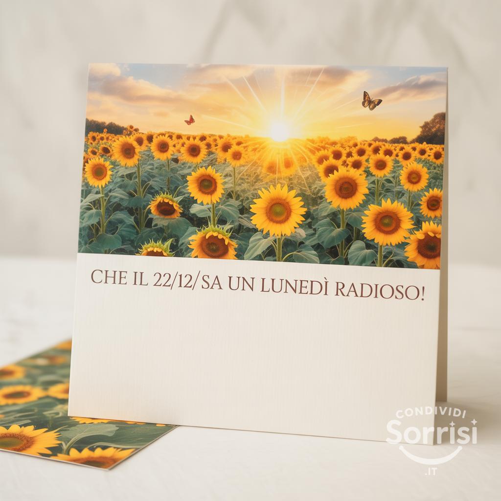 Che il 22/12/ sia un lunedì radioso!