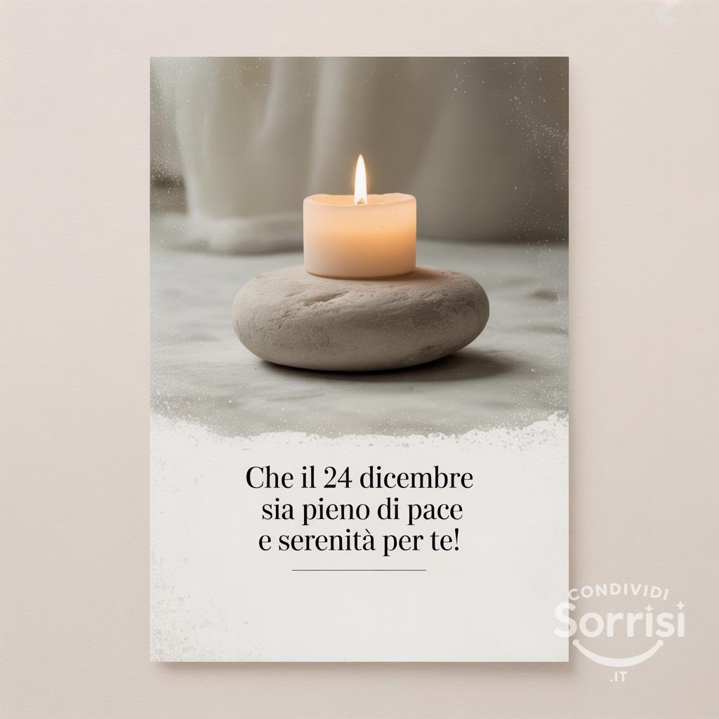 Che il 24 dicembre sia pieno di pace e serenità per te!