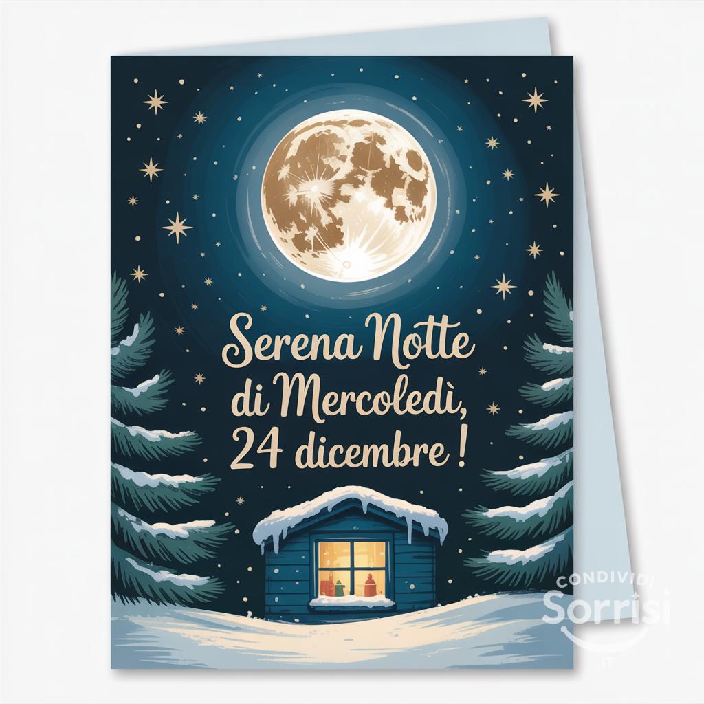 Serena notte di mercoledì, 24 dicembre !