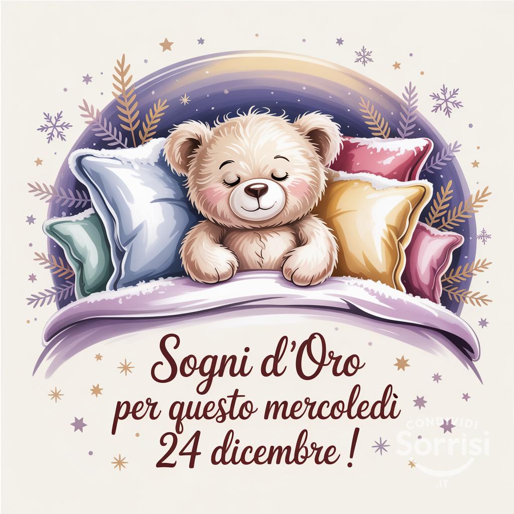 Sogni d'oro per questo mercoledì 24 dicembre !