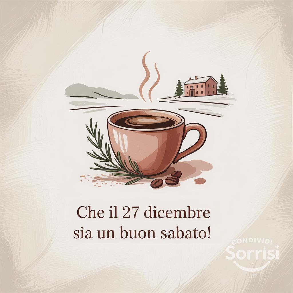 Che il 27 dicembre sia un buon sabato!